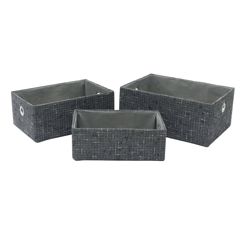 JVL Fabric Decorative Basket