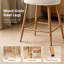 Tabouret de bar moderne et minimaliste en osier respirant à haute résilience