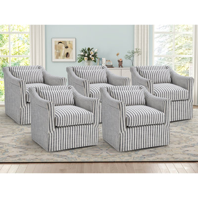 Fauteuil d'appoint pivotant 30 po avec coussin lombaire