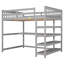 Lit mezzanine avec tablettes de rangement et bureau sous le lit-1599166543-1599166528