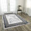 Tapis abstrait noir / beige-36402590