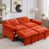 Velours orange