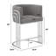 Tabouret de bar Teddy (24 po) et tabourets de bar (29 po) avec structure chromée-550984116-550327030-565970918