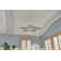 Overlock 52" Indoor/Outdoor 5-Blade Ceiling Fan with Pull Chain and Palm-Shaped Composite Fan Blades