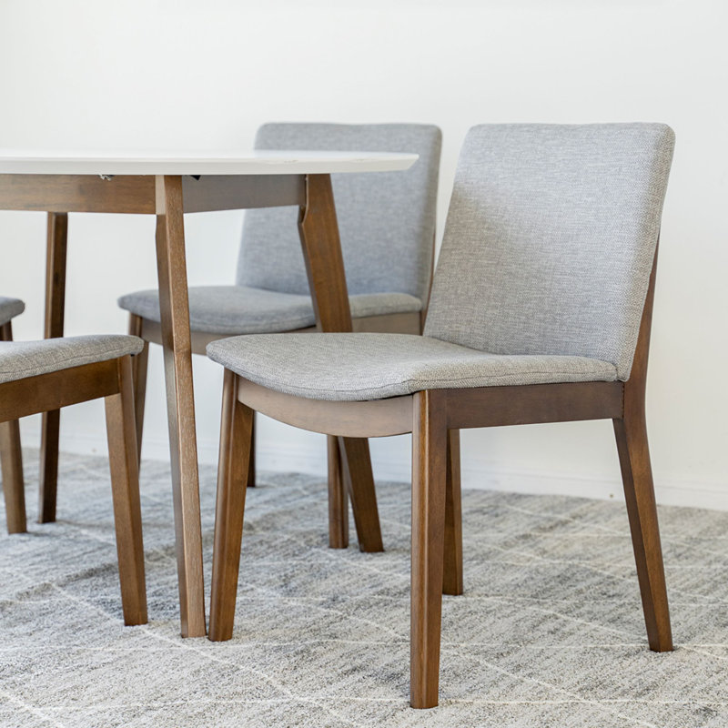 Ensemble repas pour 4 personnes Ailston, Gris clair
