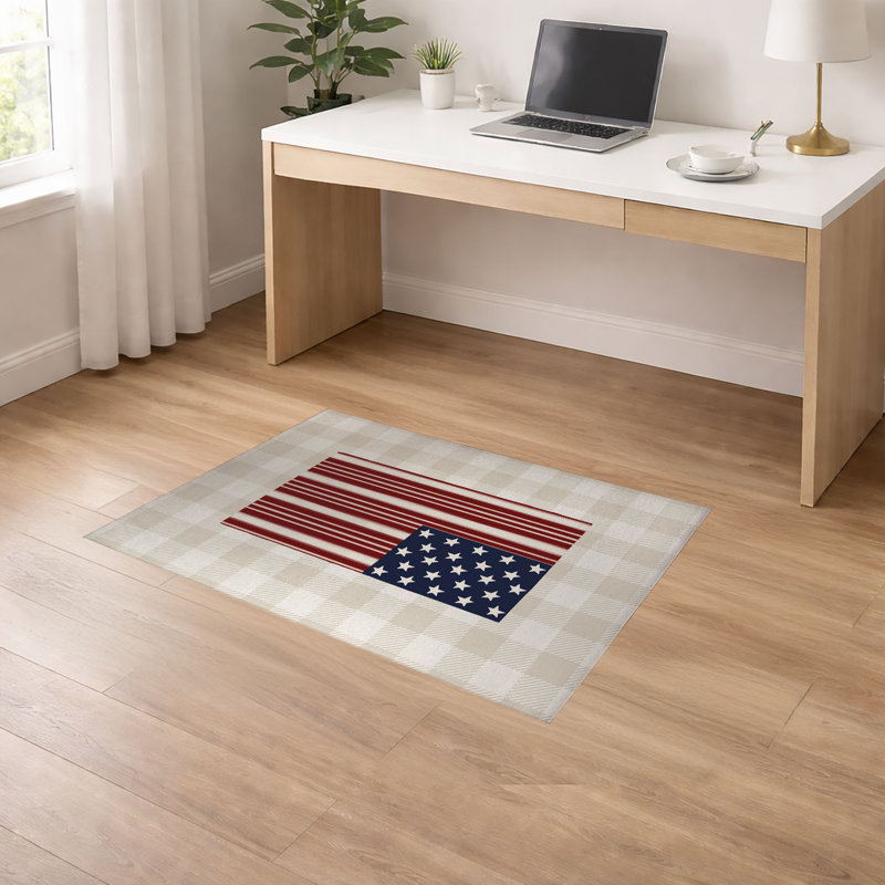 Tapis de sol antidérapant Star, L 24 po x P 36 po, Beige