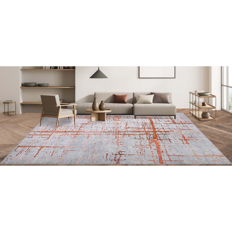 Abstract Area Rug, Rectangle 3' x 5'