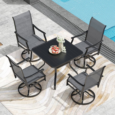 Ensemble repas extérieur pour 4 personnes