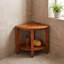 Kai Petite OptiAREA Teak Corner Stool-239349501-239349502