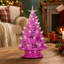 Arbre de Noël en céramique qui illumine un arbre de Noël rétro-1831688913