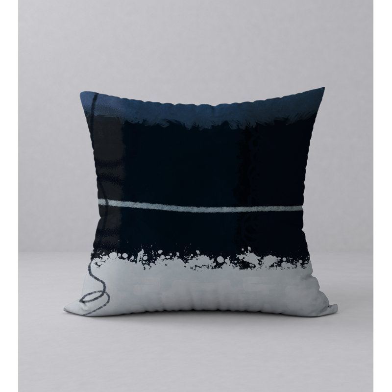 Housse de coussin décorative carrée renommée passionnée/insert, H 24 po x l 24 po