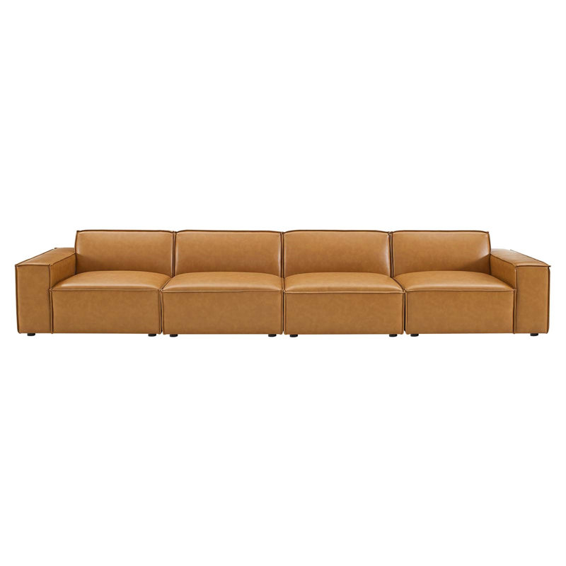Modway Restore Vegan Leather 4-Piece Sofa