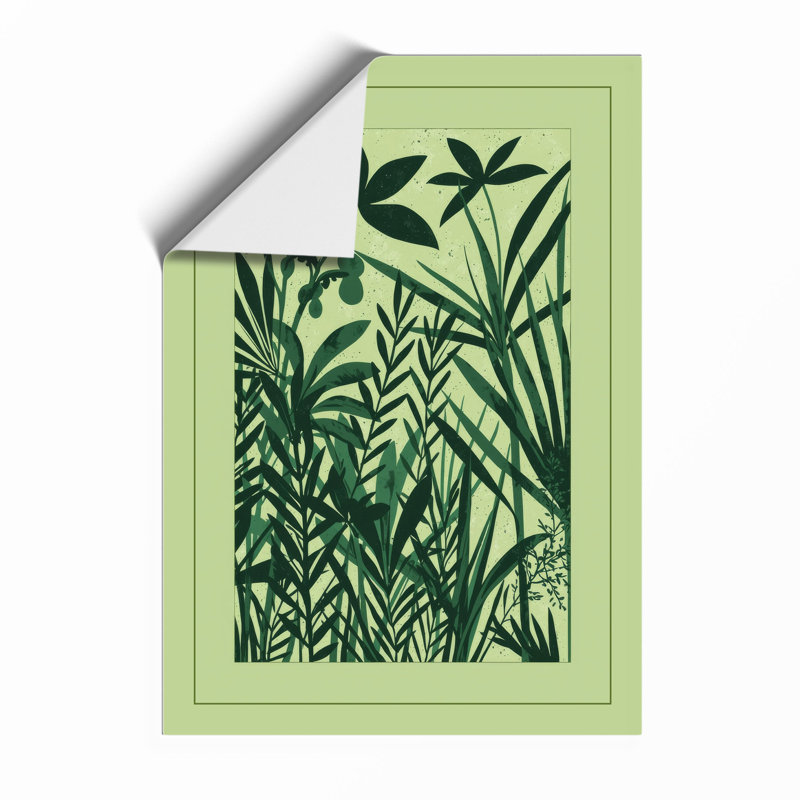 Layered Garden Study Botanical - Framed Print, Unframed, A2 - 59.4 x 42.0 cm