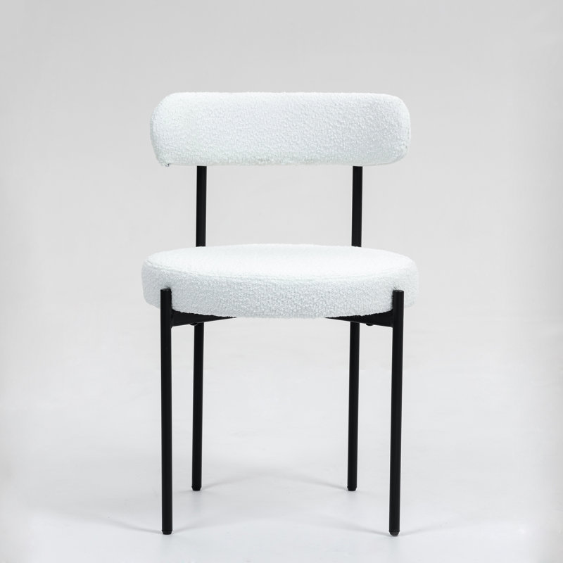 Chaise d'appoint à dossier uni Vleda