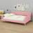 Upholstered Daybed With Support Legs-136219941