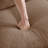 Vitoria Curved Ottoman Teddy Fabric -Camel-1056840362
