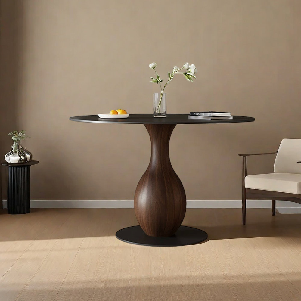 George Oliver Round sintered stone dining table - Wayfair Canada