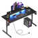 Bueche Metal Base Computer Desk