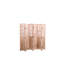 6 paravents en bois massif pliant, l 82,8 po x H 65 po, choix de couleur naturelle H avec charnières