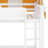 Loft Bed With Canopy, LED Lights-367728247