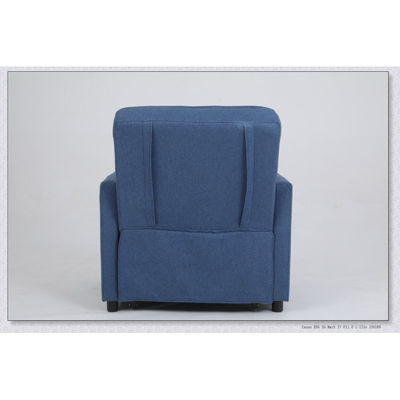 3-In-1 Convertible Sleeper Chair With Adjustable Backrest, USB Ports, And Side Pocket For Versatile Comfort And Functionality