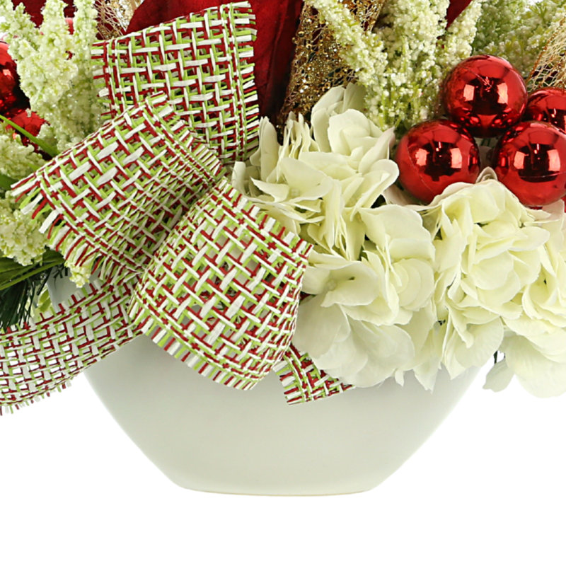 Arrangement floral en pot Johane Hydrangea