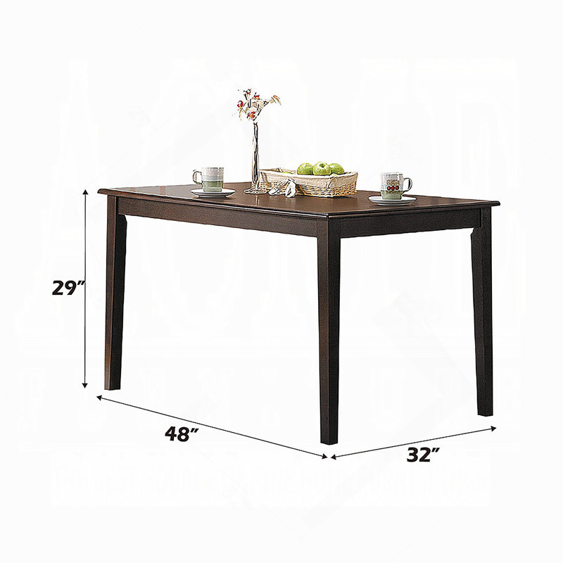 Table de salle à manger espresso 1pc