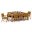 Arbor Outdoor Teak Dining Set-1114340204