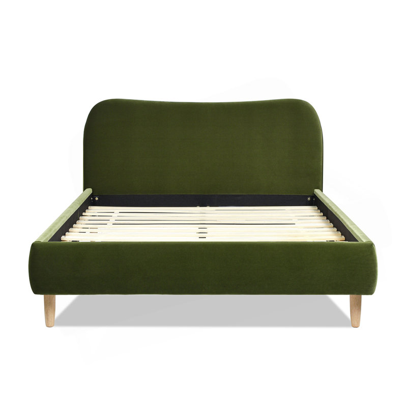 Lit plateforme tapissier Roman