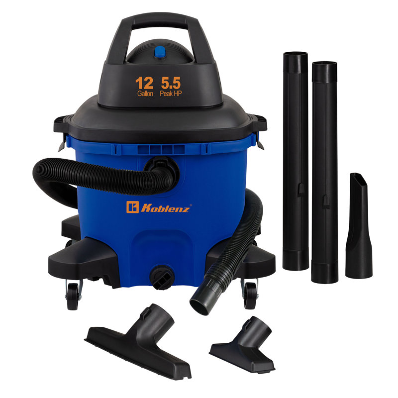 12 gal Wet / Dry vacuum with 5.5 peak HP with tools and accessories