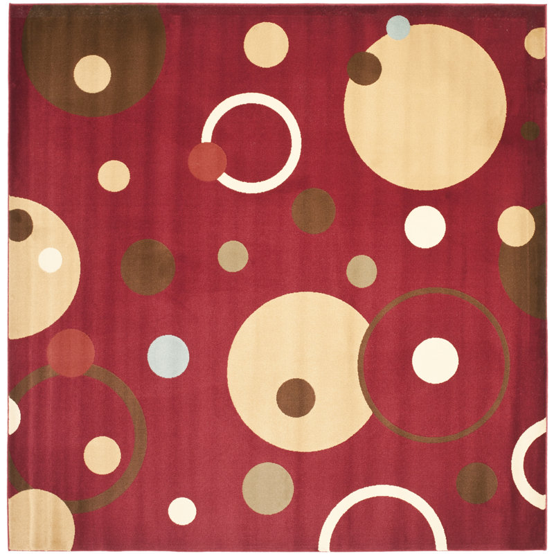 Charis Performance Geometric Rug, Square 7'