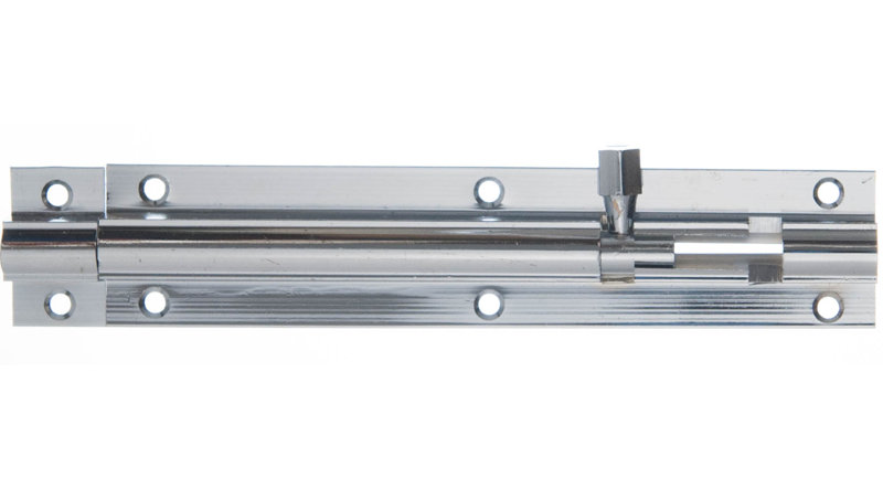 Kempner Straight Bolt, Satin Chrome
