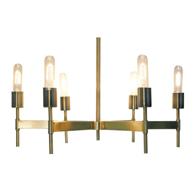 lustree 6 lumières façon bougie Macy