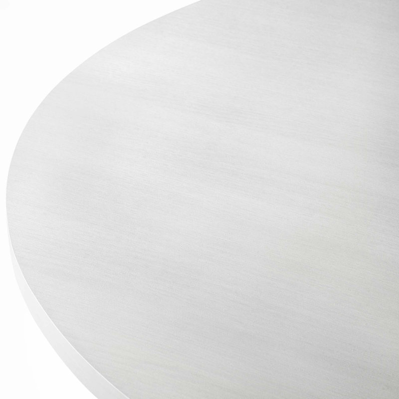 Ensemble repas rond, Marron foncé, 5