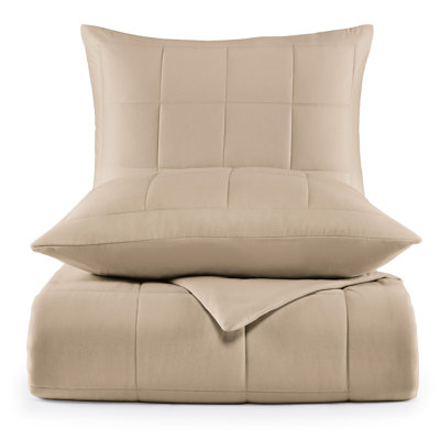 Wonderful Cooling 3-Piece Jersey Quilt Set