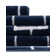 Glam Navy Blue Silver Area Rug