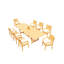 Maldives Outdoor 9 - Piece Teak Dining Set