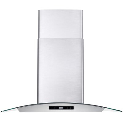 30"" 380 CFM Ductless Wall Mount Range Hood in Stainless Steel -  Cosmo, COS-668AS750-DL