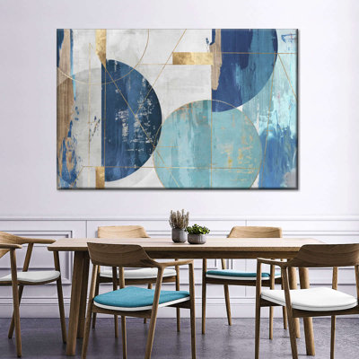 Impression sur toile de formes flottantes