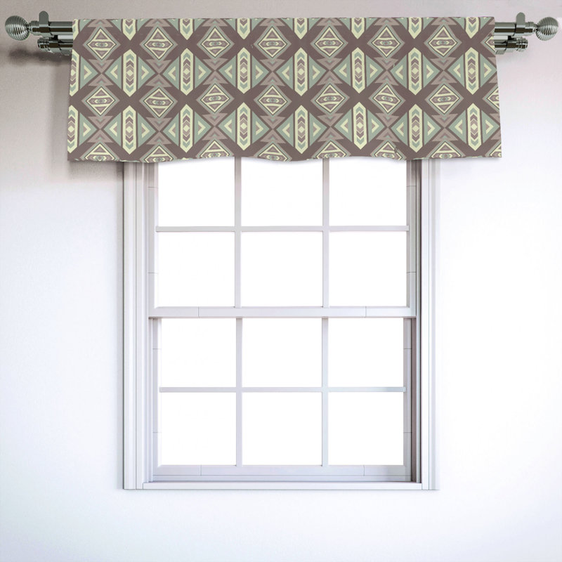 Sateen Ruffled Window Valance