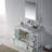Mance 54.375'' Single Bathroom Vanity with Ceramic Top-24551121