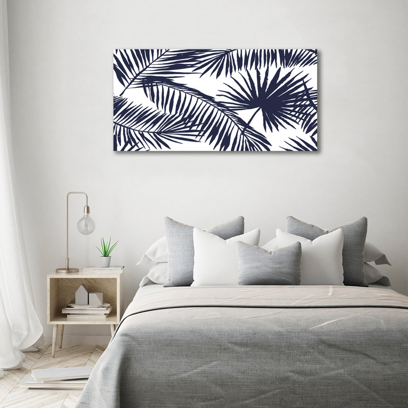 Leaves Of Palm - Wrapped Canvas Print