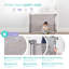 Barrière rétractable en filet - Gris
