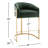 Sistrunk Velvet Tufted Bar Stool with Metal Frame-806492618