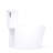 TOTO Aurora 1G One-Piece Elongated 1.0 GPF WASHLET+ and Auto Flush Ready Universal Height Toilet with CEFIONTECT, Cotton White - CST686CUFGAT40#01