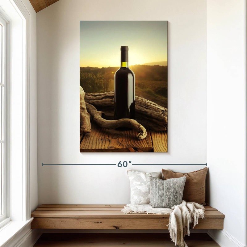 Yarlin Vineyard Red Wine, 48" H x 32" W