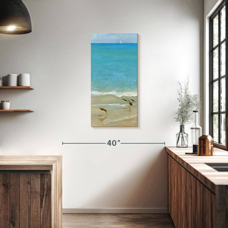 Brunch sur la plage I, H 36 po x l 18 po