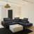 Black Faux Leather