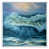 Toile avec cadre flottant blanc