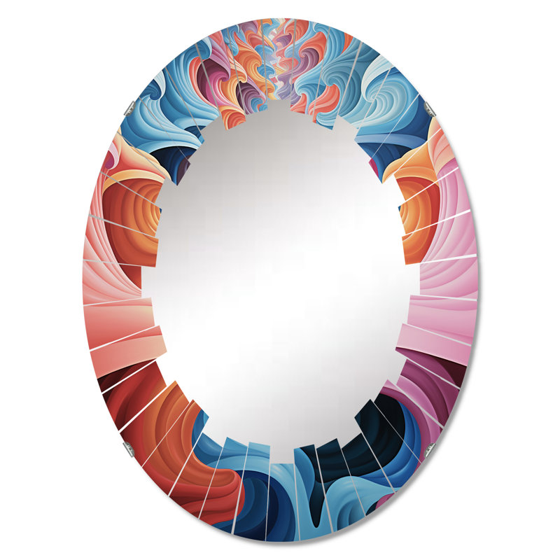 Fairlop - Miroir mural moderne ovale, 30 po x 20 po